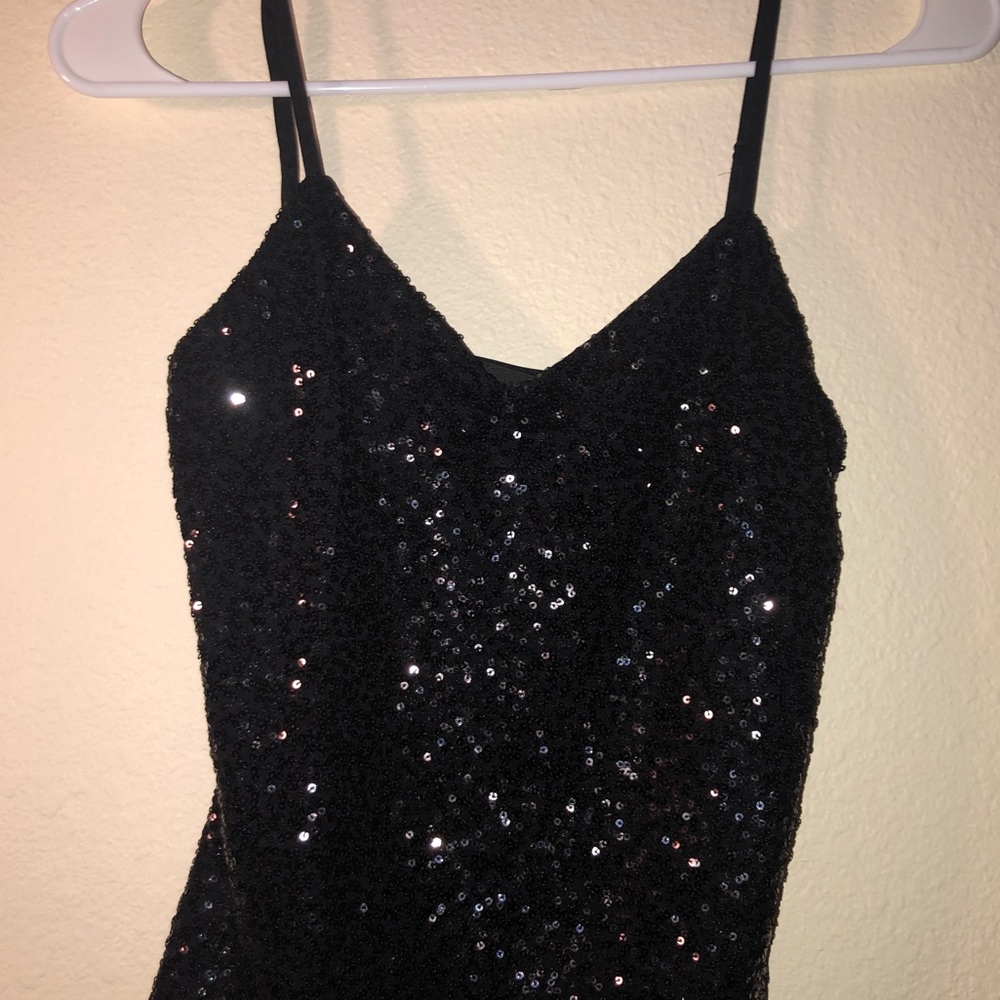 The Limited Black Sparkly Tank Top